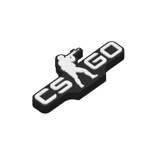CS GO Desk Logo | Counterstrike Desk Sign, another view - Brand & Logo Signs, counterstrikego