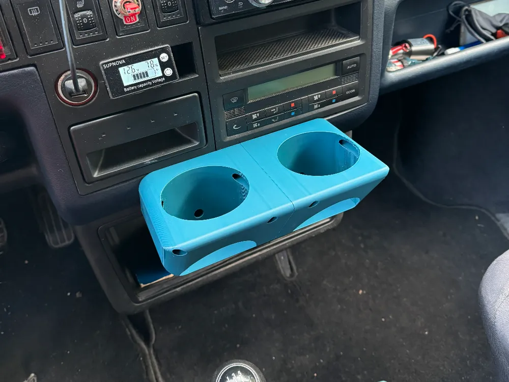 Cup holder for VW Volkswagen Transporter T4, another view - Cup Holders & Inserts, vw t4