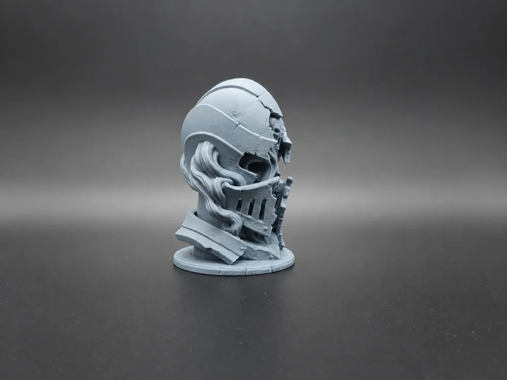 Cursed Knight Bust, Tormented Souls, photo 2 of 4 - Cursed Knight Bust, Tormented Souls Art