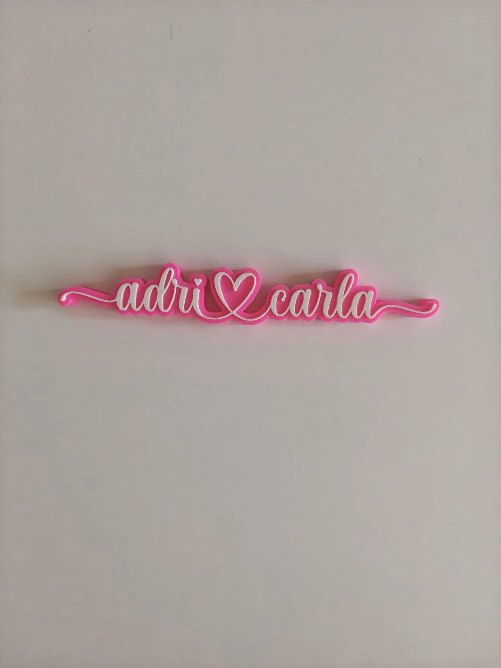 Letrero de Nombre Cursivo con Corazón, photo 3 of 4 - Floating & Wall Shelves, name