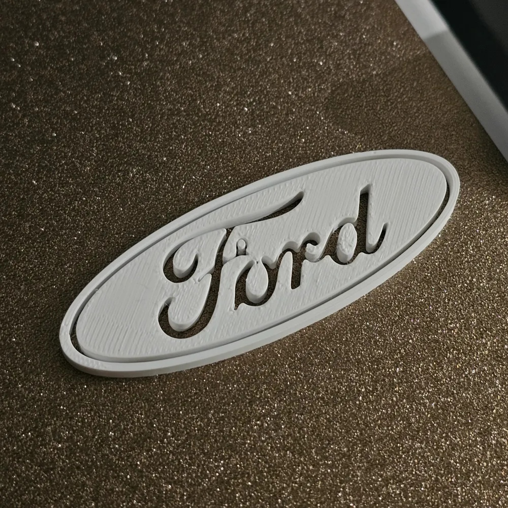 Custom Ford Oval Emblem Logo, photo 3 of 4 - Car Badges & Emblems, bronco