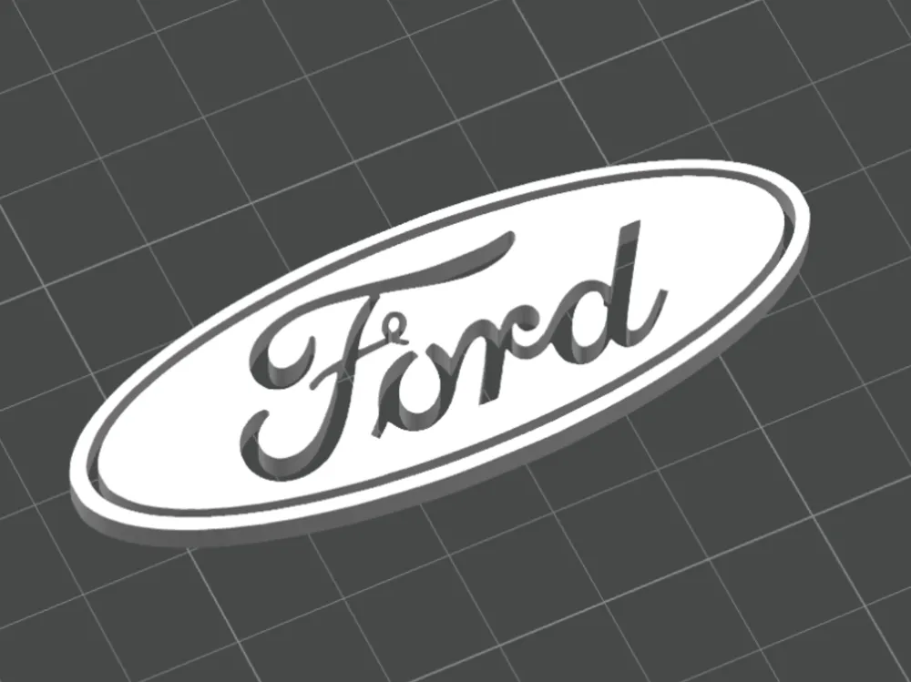 Custom Ford Oval Emblem Logo