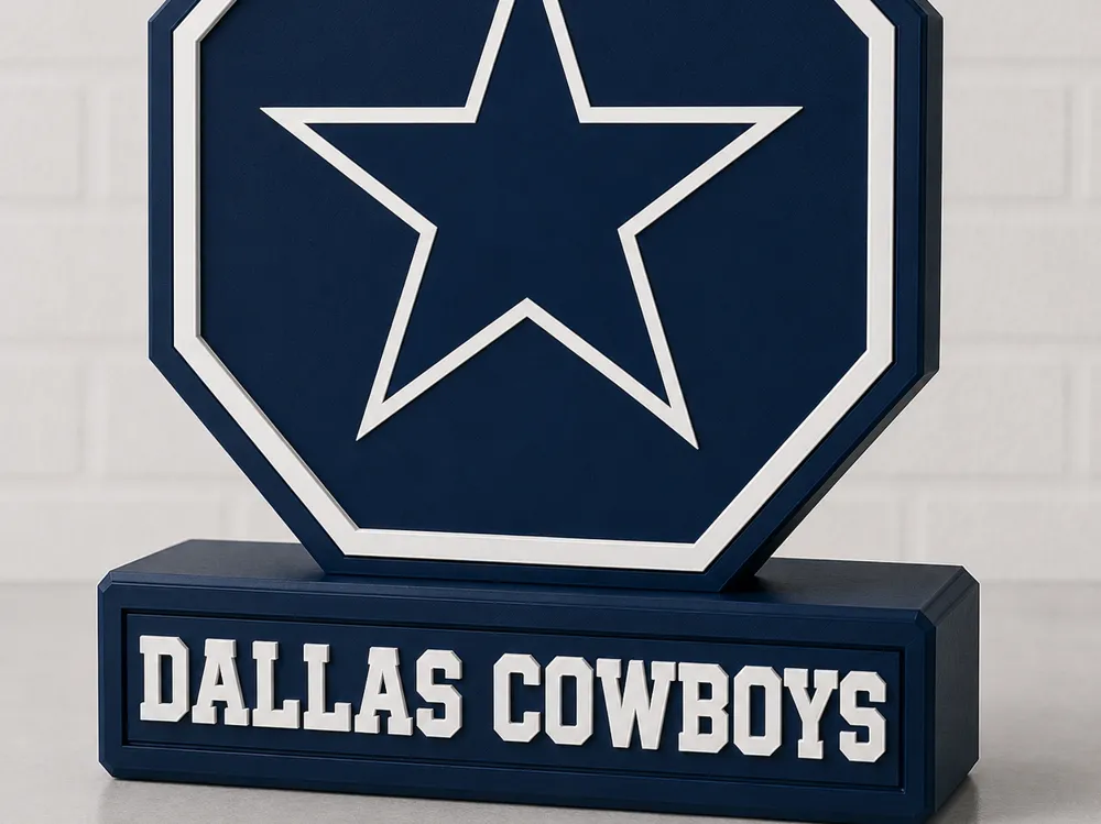 Custom Dallas Cowboys Trophy - Custom Text & Message Gifts, in stock