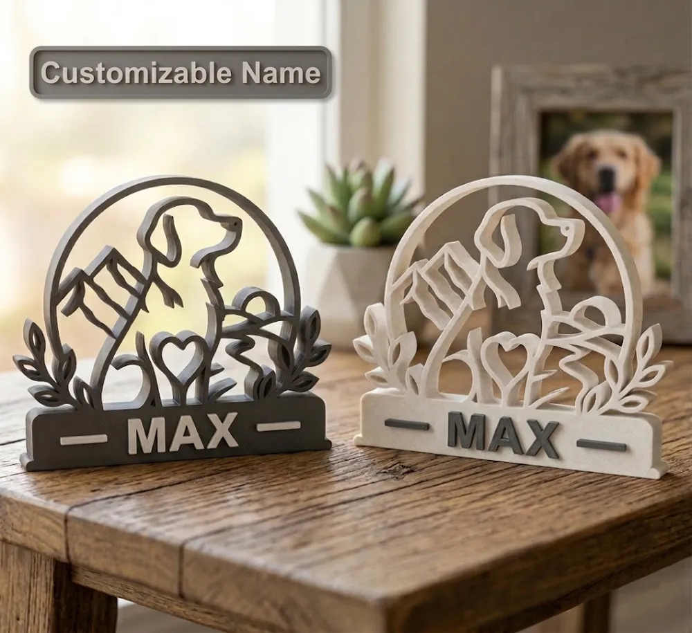 Custom Dog Name Sign - Personalized Pet Decor, photo 2 of 4 - Pet ID & Name Tags, personalised