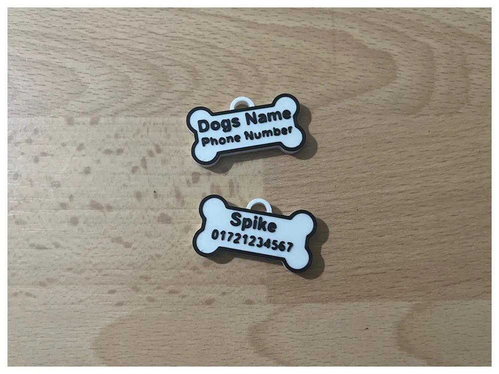 Custom Dog Tag, photo 3 of 4 - Collar Tags & Name Tags, animal