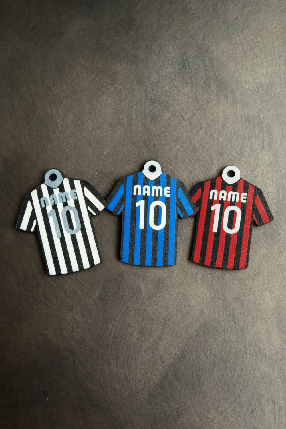 Portachiavi maglia calcio personalizzata-nome-idea, photo 2 of 4 - Keychains, portachiavi calcio
