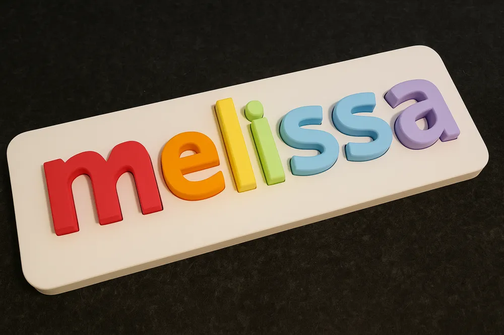 Custom Montessori Name Puzzle Letter Kids, photo 3 of 4 - Puzzles & Brain Teasers, custamizable