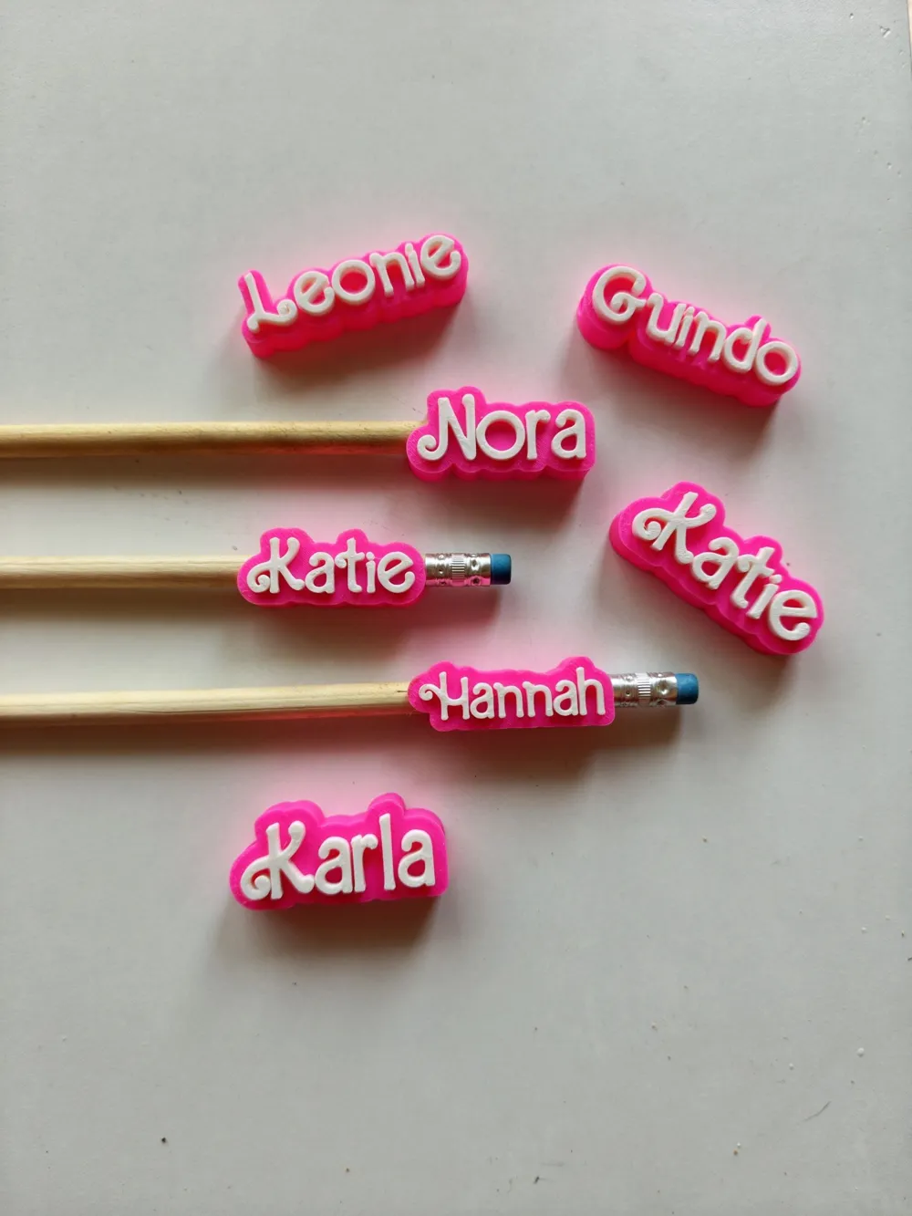 Custom Pencil Nameplate | Lápiz Personalizable, photo 2 of 4 - Name Plates, pencil topper