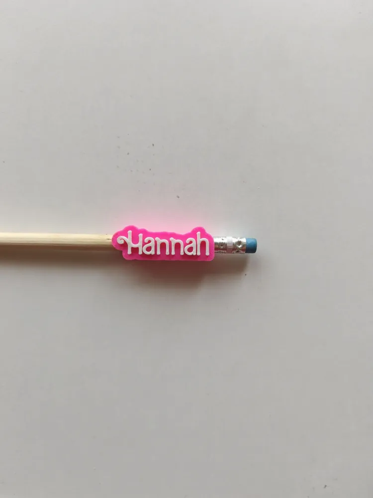 Custom Pencil Nameplate | Lápiz Personalizable, photo 4 of 4 - Name Plates, school