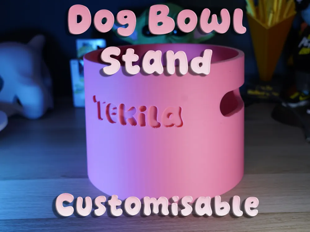 Customisable Dog bowl Stand !