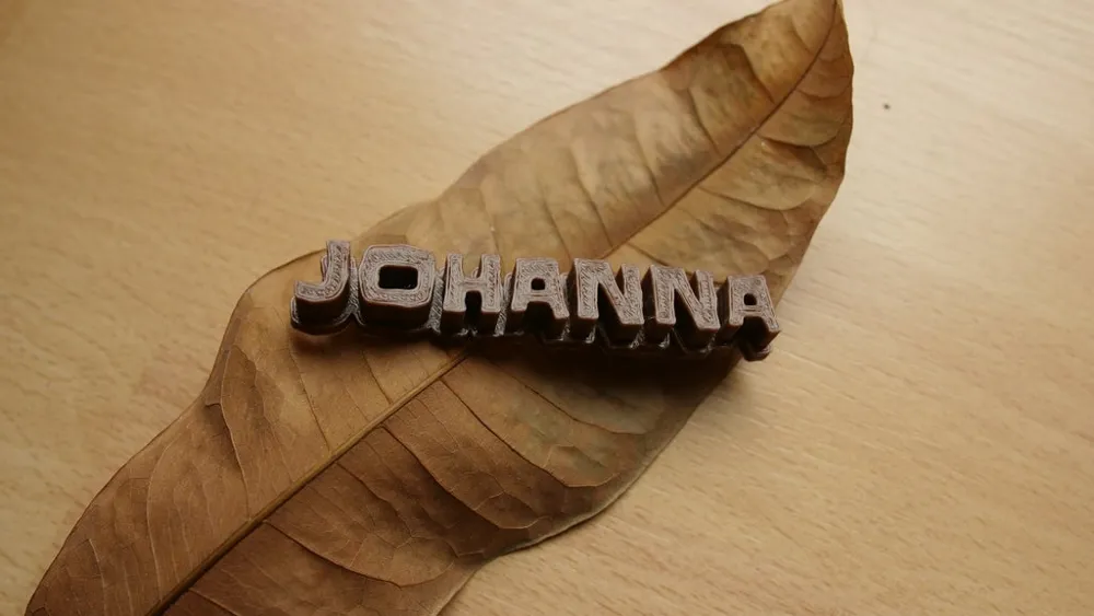 Customizable 3D name plate, photo 4 of 4 - Name Plates, sculpture