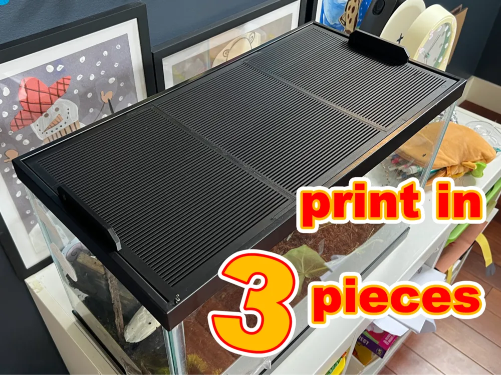 Customizable Aquarium Lid - 3 Pieces