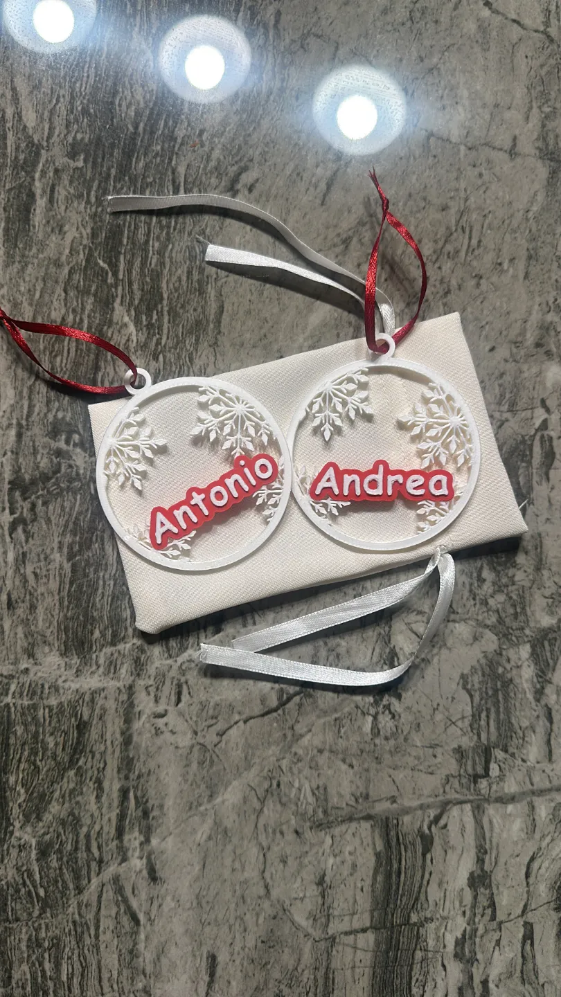 Pallina di Natale Personalizzabile, photo 2 of 4 - Craft Tools & Storage, xmas