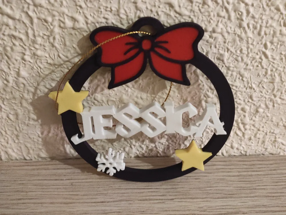 Bola de navidad personalizable