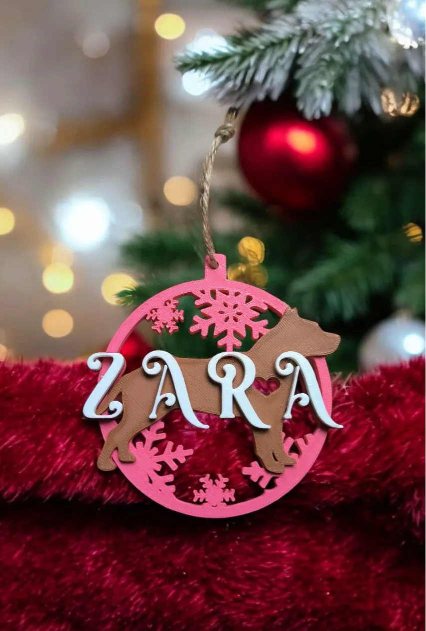 Adorno navidad personalizable, another view - Character Christmas Ornaments, decor
