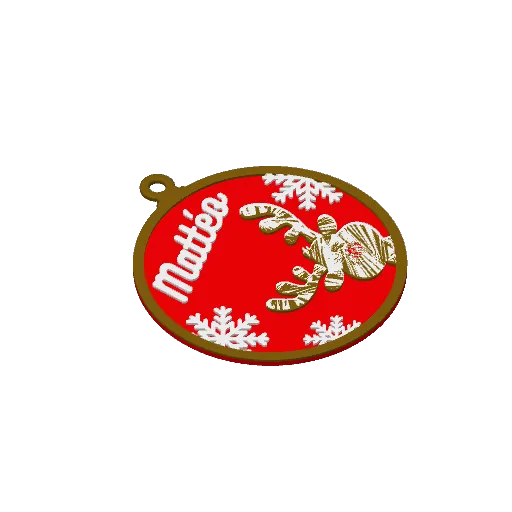 Customizable Christmas Ornament - Makerlab, another view - Christmas Ornaments & Baubles, cute