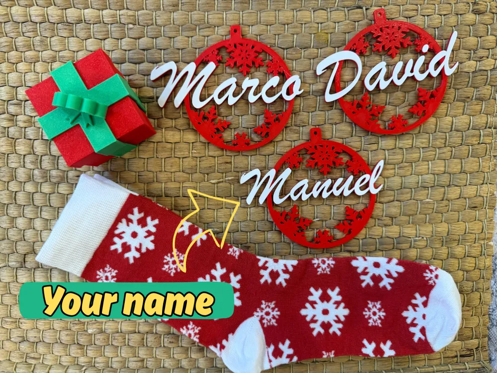 Customizable Christmas ornaments, another view - Christmas Ornaments & Baubles, bolas de navidad