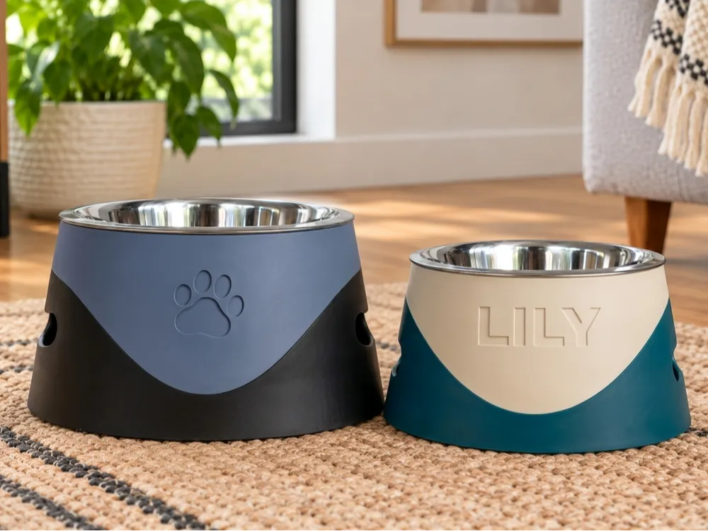 Customizable Elevated Pet Bowl Stand - Pets, in stock in India