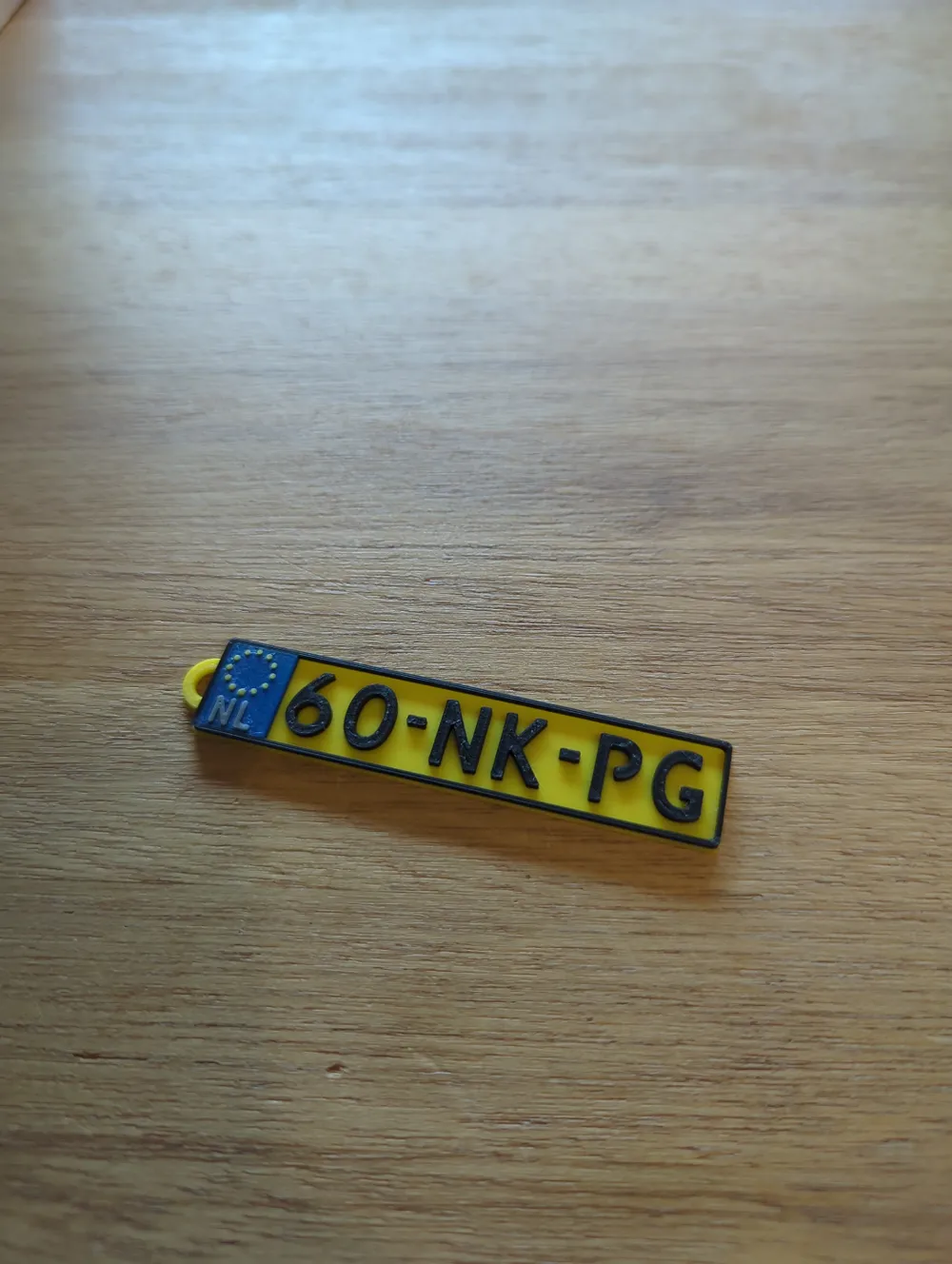 Customizable EU/European Licenseplate Keychain V1, photo 2 of 4 - Photo & Custom Keychains, dutch