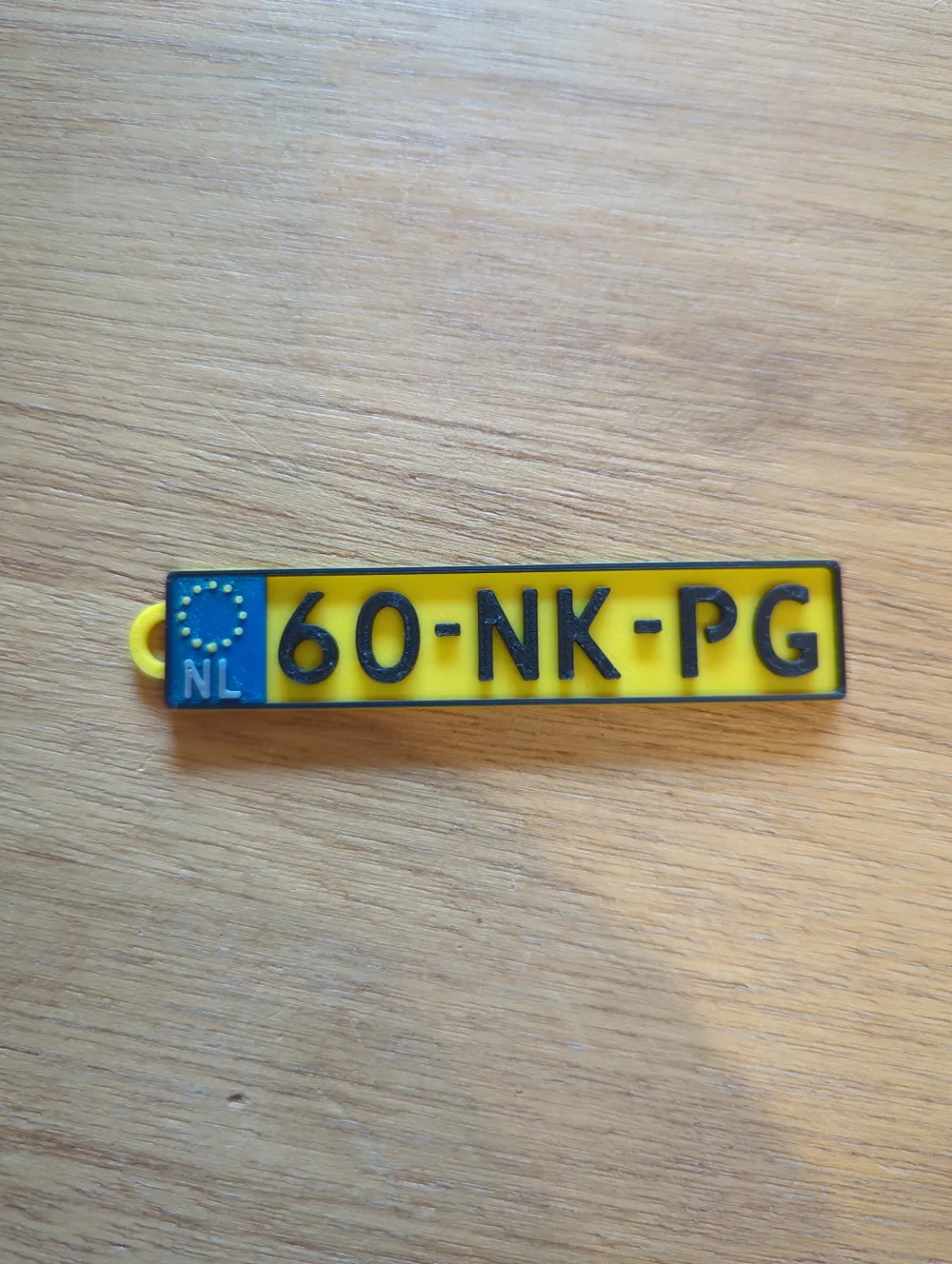 Customizable EU/European Licenseplate Keychain V1, photo 3 of 4 - Photo & Custom Keychains, nederlands