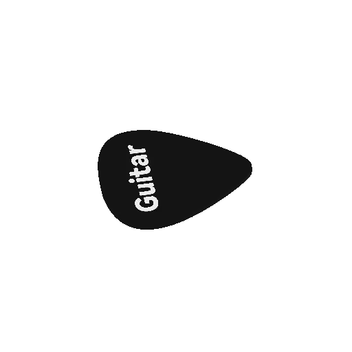 Customizable Guitar Pick, photo 4 of 4 - Customizable Guitar Pick Hobby & DIY