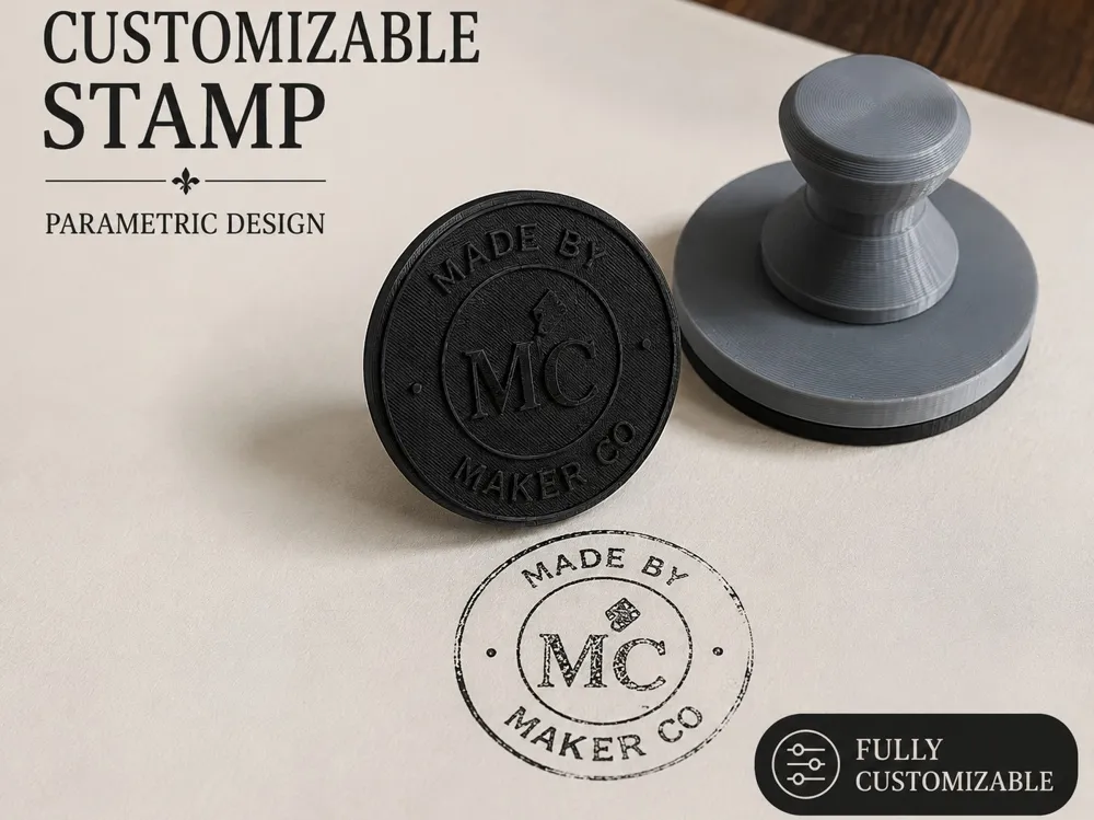 Customizable Maker's Mark Seal Stamp