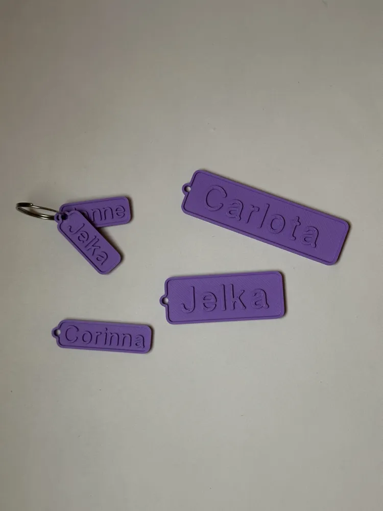 customizable name tag, photo 3 of 4 - Name & Initial Gifts, organisation