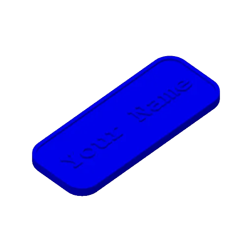 Customizable NAME plate - for recognition, another view - Name Plates, nameplate