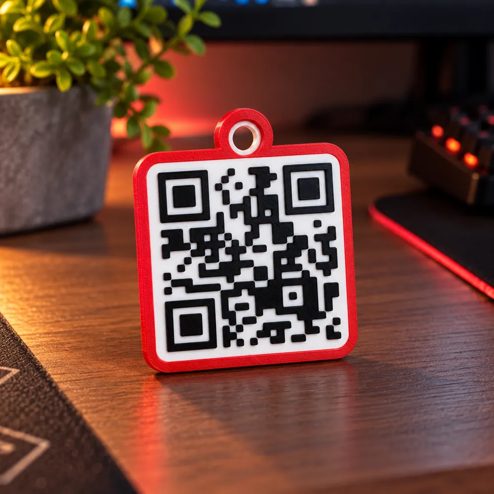Customizable QRCode GeneratorMakerWorld Customizer, photo 2 of 4 - Customizable QRCode GeneratorMakerWorld Customizer Tools