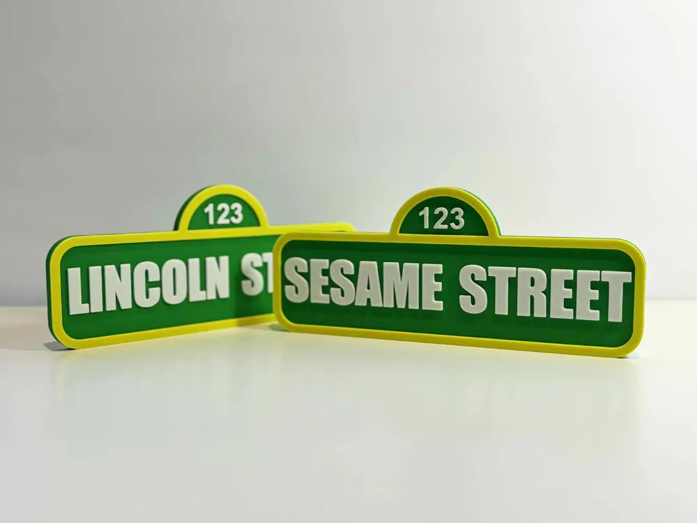 Customizable Sesame Street Sign - Name plate, photo 3 of 4 - Name Plates, kids