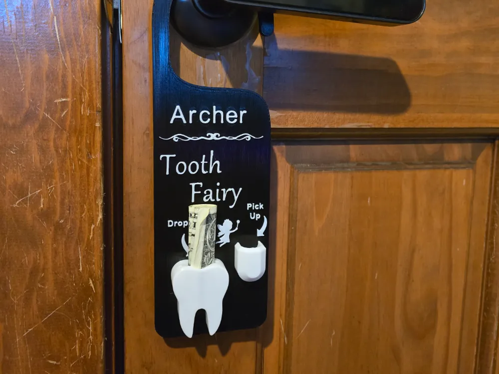 Customizable Tooth Fairy Door Hanger