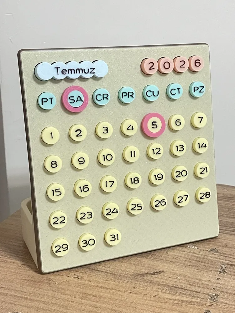 Customize Infinite Perpetual Calendar V2, photo 2 of 4 - Customize Infinite Perpetual Calendar V2 Household