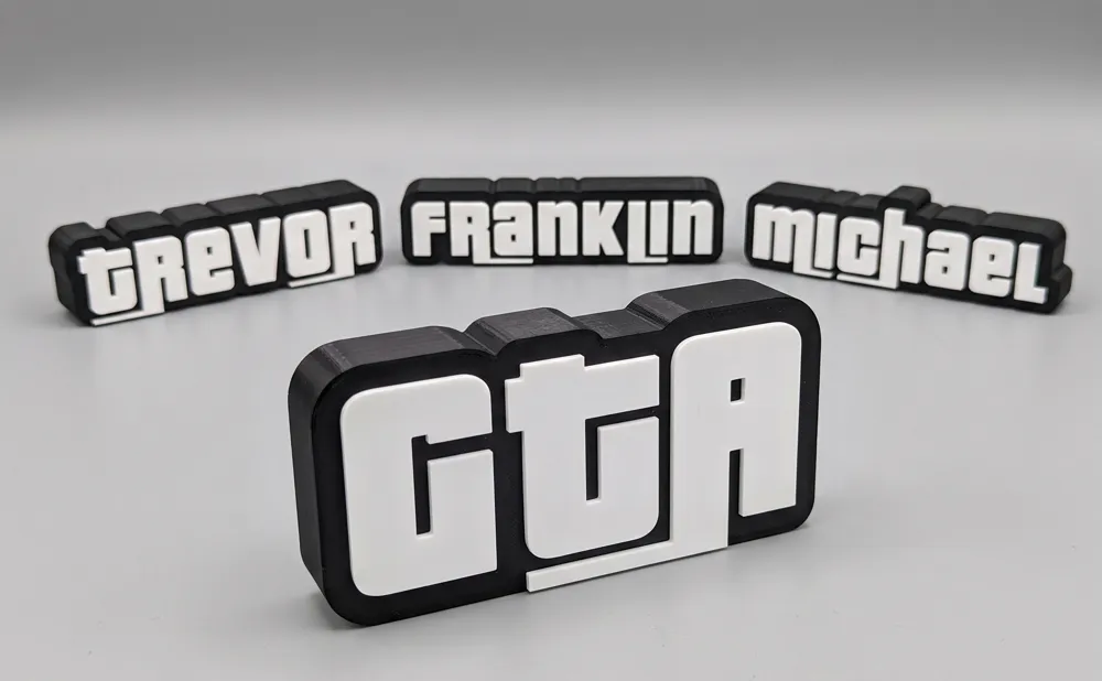 Customize Online! GTA Style Name Sign Stand, photo 2 of 4 - Custom & Name Signs, customizable