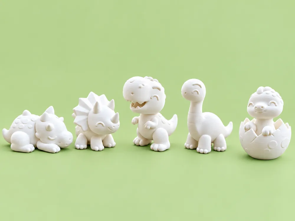 Cute baby dino mini figure pack, photo 2 of 4 - Cute baby dino mini figure pack Household