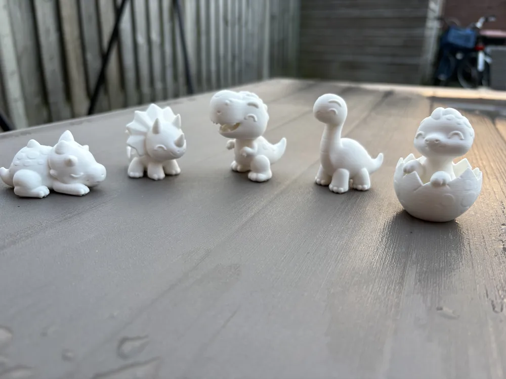 Cute baby dino mini figure pack, photo 3 of 4 - Cute baby dino mini figure pack Household