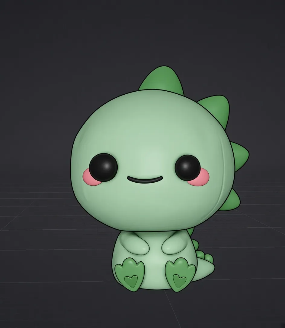 Cute Baby Dragon Figurine Model, photo 3 of 4 - Cute Baby Dragon Figurine Model Toys & Games