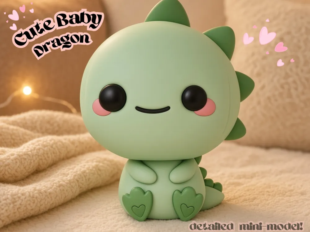 Cute Baby Dragon Figurine Model - Characters, in stock in India