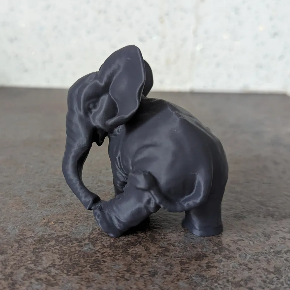 Cute Baby Elephant ornament 2, photo 2 of 4 - Elephant Figurines, statue
