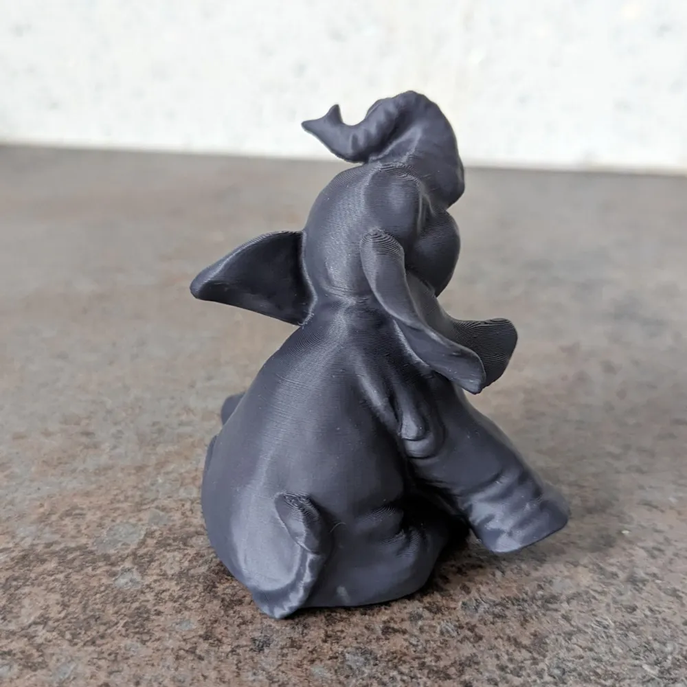 Cute Baby Elephant ornament 3, photo 2 of 4 - Elephant Figurines, statue