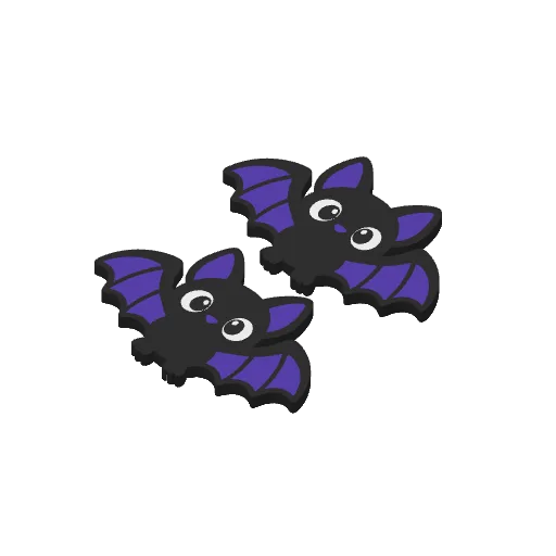 Cute Bat Earrings, photo 4 of 4 - Cute Bat Earrings Jewellery & Accessories