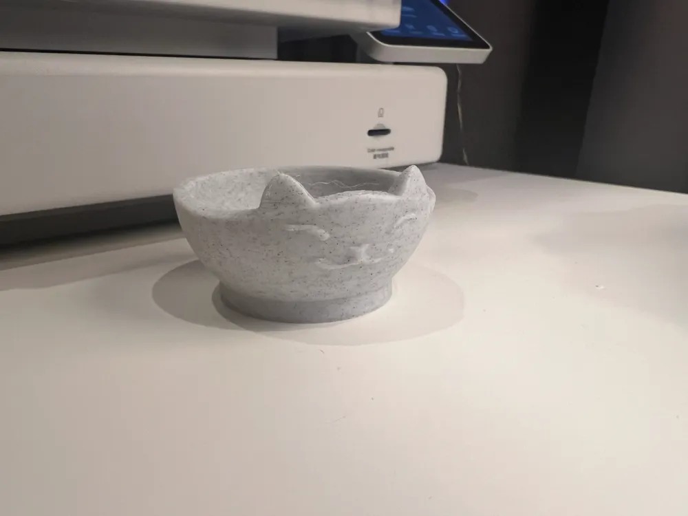 Cute cat bowl
