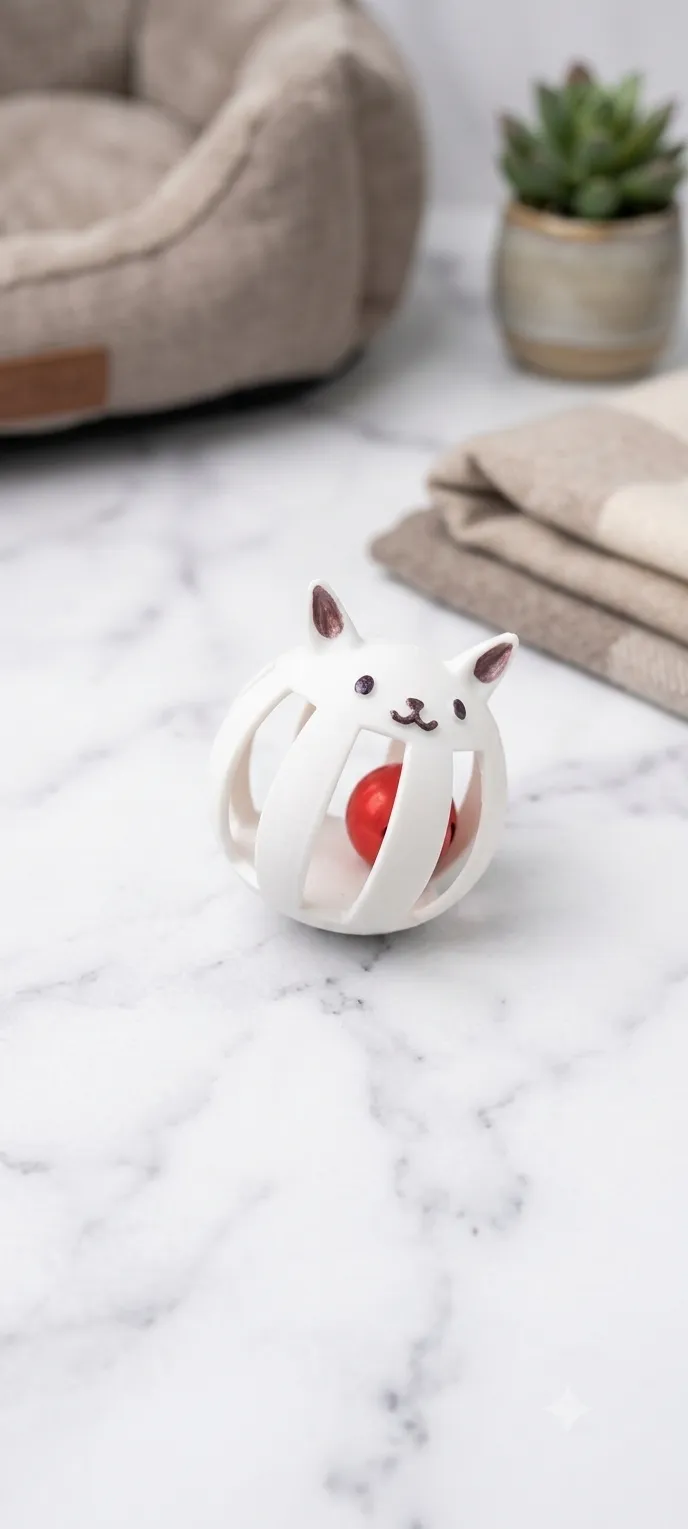 Cute Cat Toy Ball, photo 2 of 4 - Cute Cat Toy Ball Household