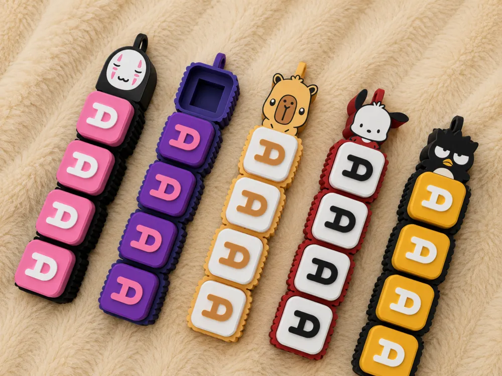 Custom Name Character Clicker Keycap, photo 4 of 5 - Keycaps & Artisan Keys, keychain