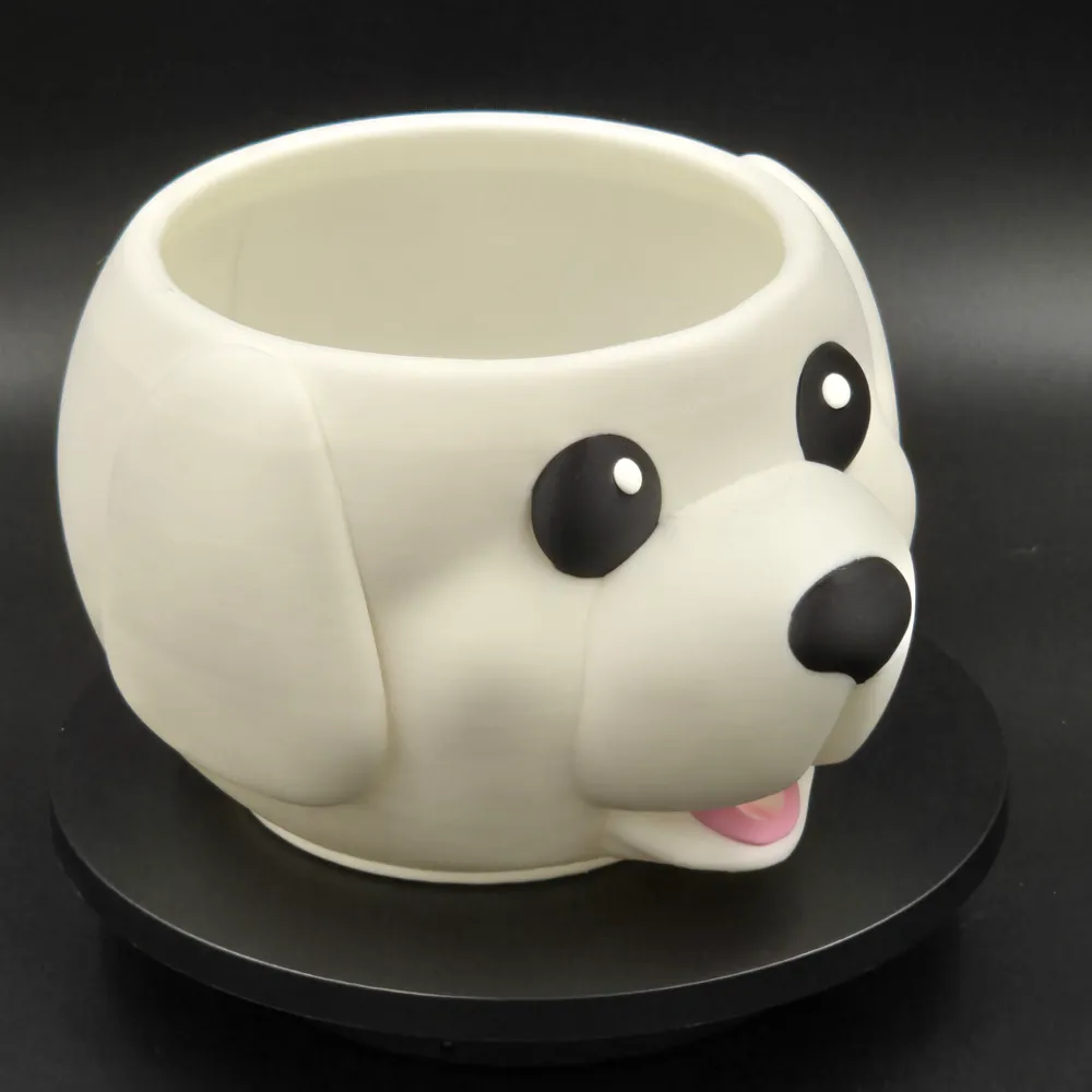 Cute Dog Yarn Bowl, photo 3 of 4 - Cute Dog Yarn Bowl Pets