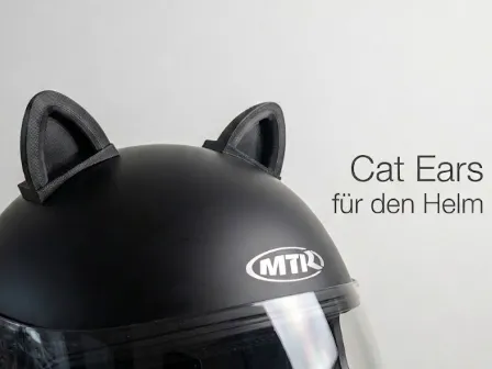Cute ears for motorcycle helmet - Helmet Hooks & Holders, in stock