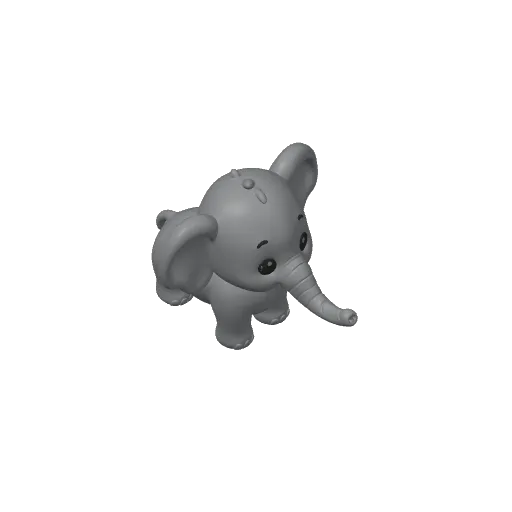 Cute Elephant, Adorable Baby Elephant, photo 3 of 3 - Cute Elephant, Adorable Baby Elephant Miniatures