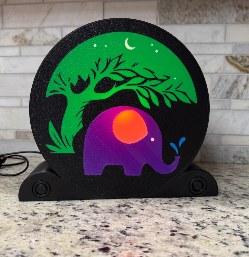 Cute Elephant Light Box (Kit-001)