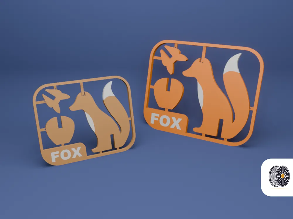 Cute Fox Kit Card Ready, two sizes, photo 2 of 4 - Cute Fox Kit Card Ready, two sizes Toys & Games