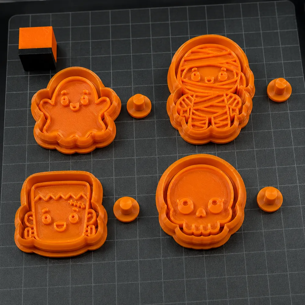 Cute Halloween cookie Stamp Set, photo 2 of 4 - Cute Halloween cookie Stamp Set Tools