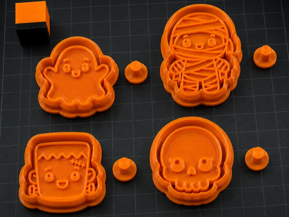 Cute Halloween cookie Stamp Set, photo 3 of 4 - Cute Halloween cookie Stamp Set Tools
